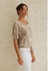 RUTH TOP - bisc print